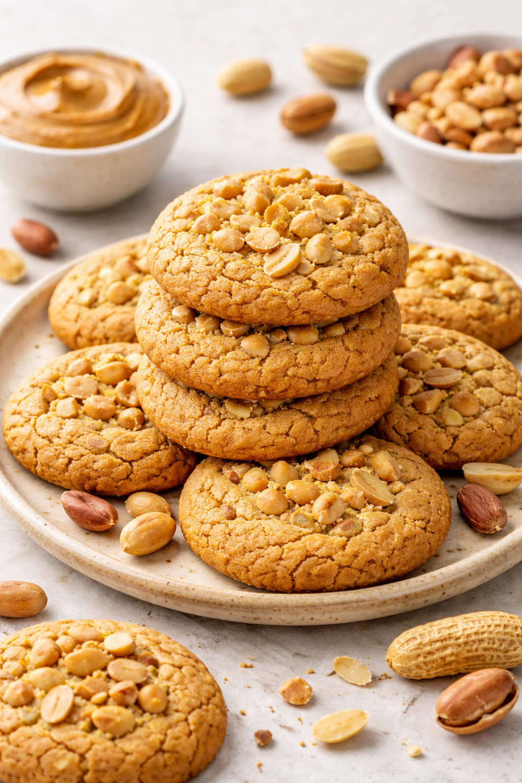 Peanut Butter Wheat Cookies