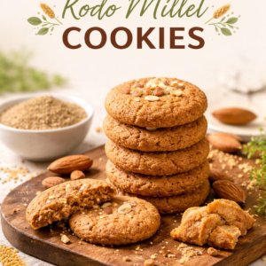 Kodo Millet Almond cookies