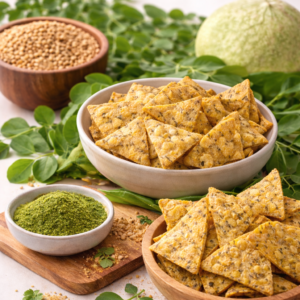 Moringa Wheat Chips