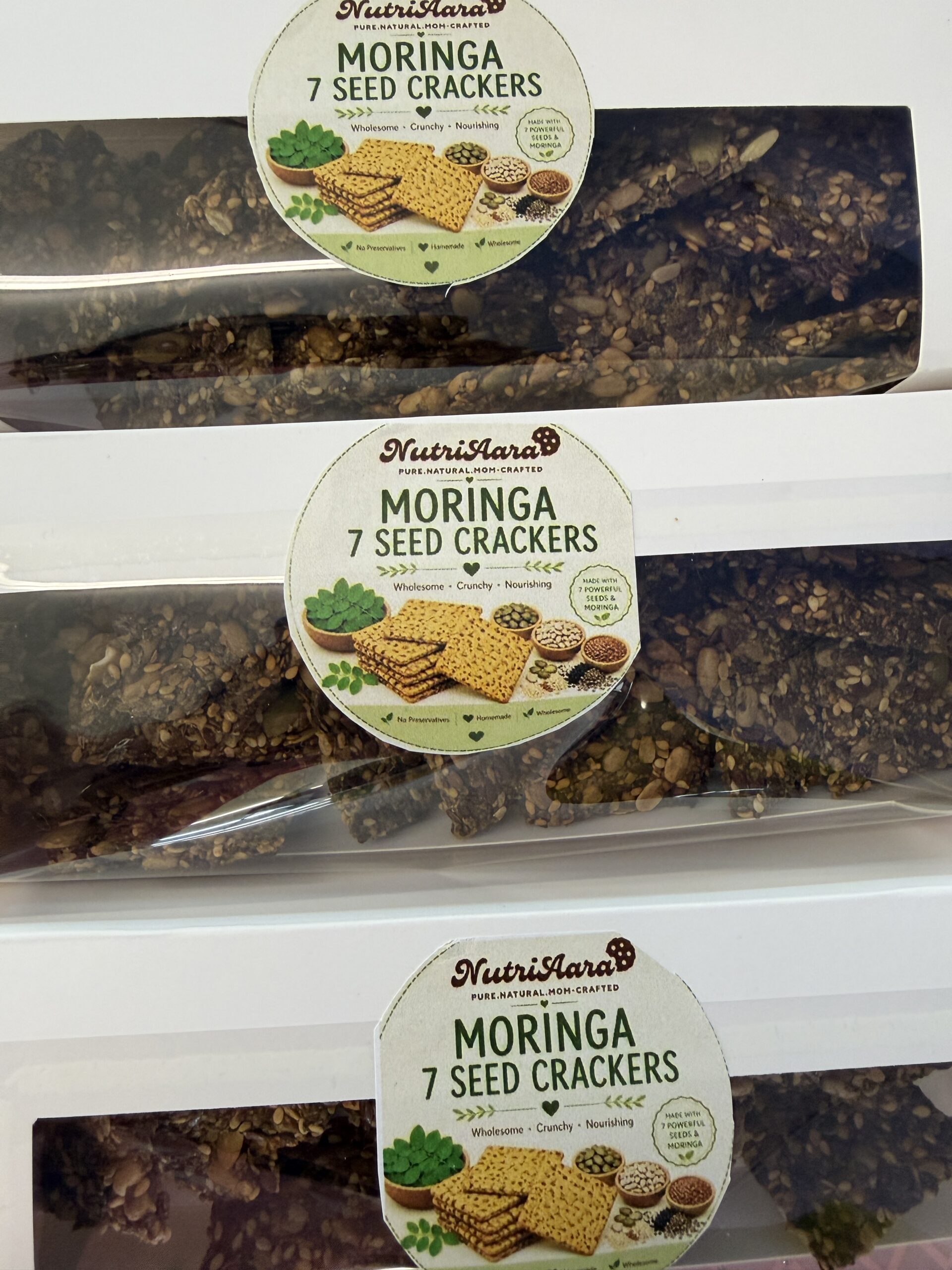 Moringa Seed Crackers